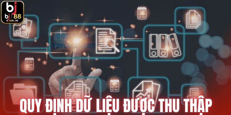 Quy định các dạng dữ liệu được thu thập